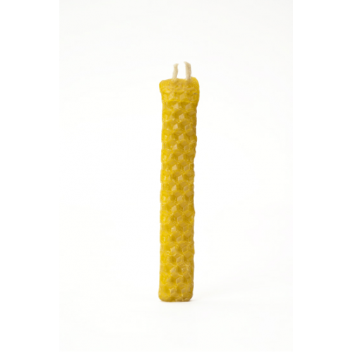 Bougie d'havdala pure cire d'abeille 10 cm