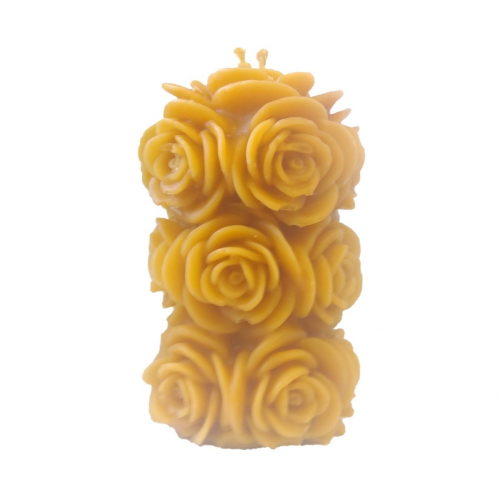 Bougie pour la havdala bouquet fleurie