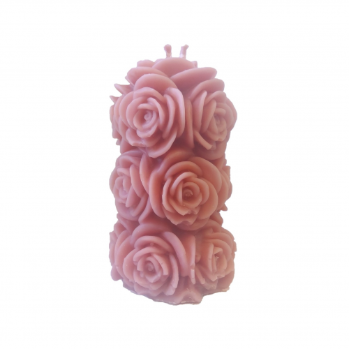 Bougie pour la havdala bouquet fleurie