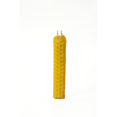 Bougie d'havdala pure cire d'abeille 10 cm